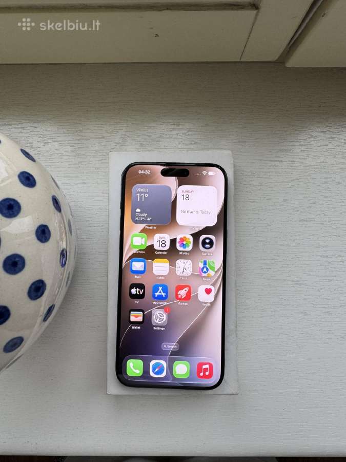 Apple iPhone 15 pro max 512gb su grantija 1 metu - nuotraukos Nr. 6