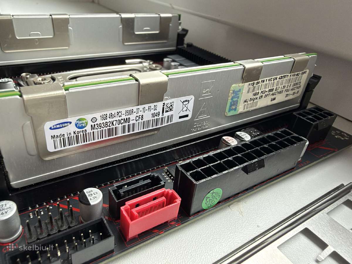 MB + 32gb RAM + Cpu - nuotraukos Nr. 4
