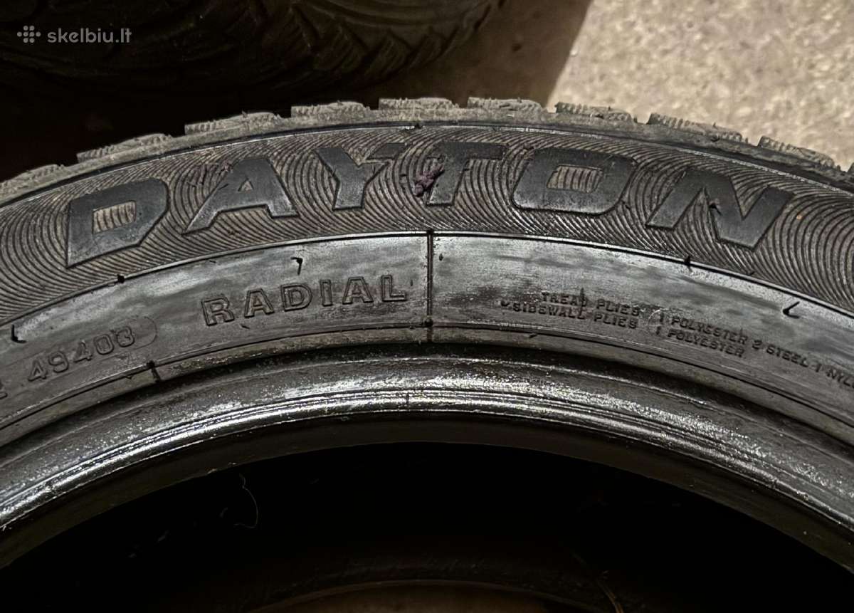 Dayton 185/65 R15 likutis 5.8mm Ms žieminės - nuotraukos Nr. 6
