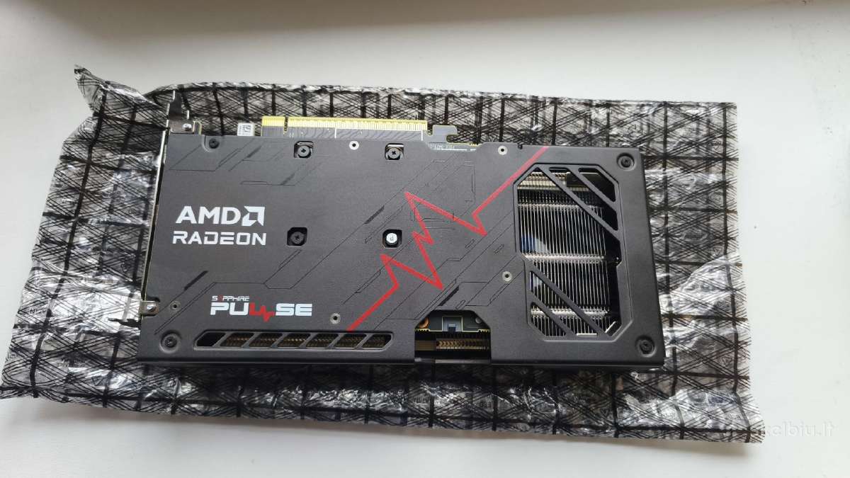 Sapphire Pulse Radeon Rx 9060 XT 16gb - nuotraukos Nr. 3