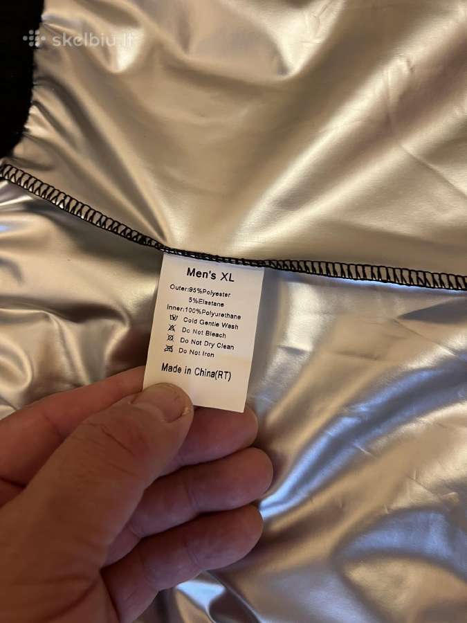 Naujas vyriškas saunos kostiumas treniruotėms (XL) - nuotraukos Nr. 12