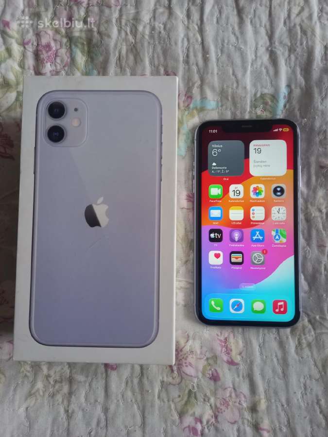iPhone 11 64gb 100% baterija - nuotraukos Nr. 2