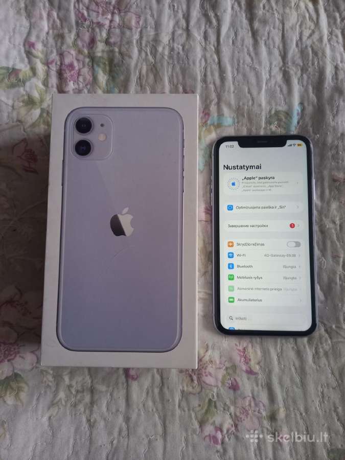 iPhone 11 64gb 100% baterija - nuotraukos Nr. 3