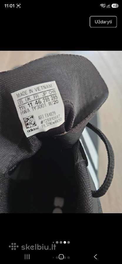 Adidas Response Super 2.0 - juodi bėgimo bateliai - nuotraukos Nr. 6