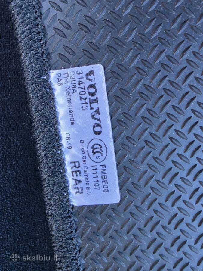 Volvo bagažinės kilimėlis - nuotraukos Nr. 3