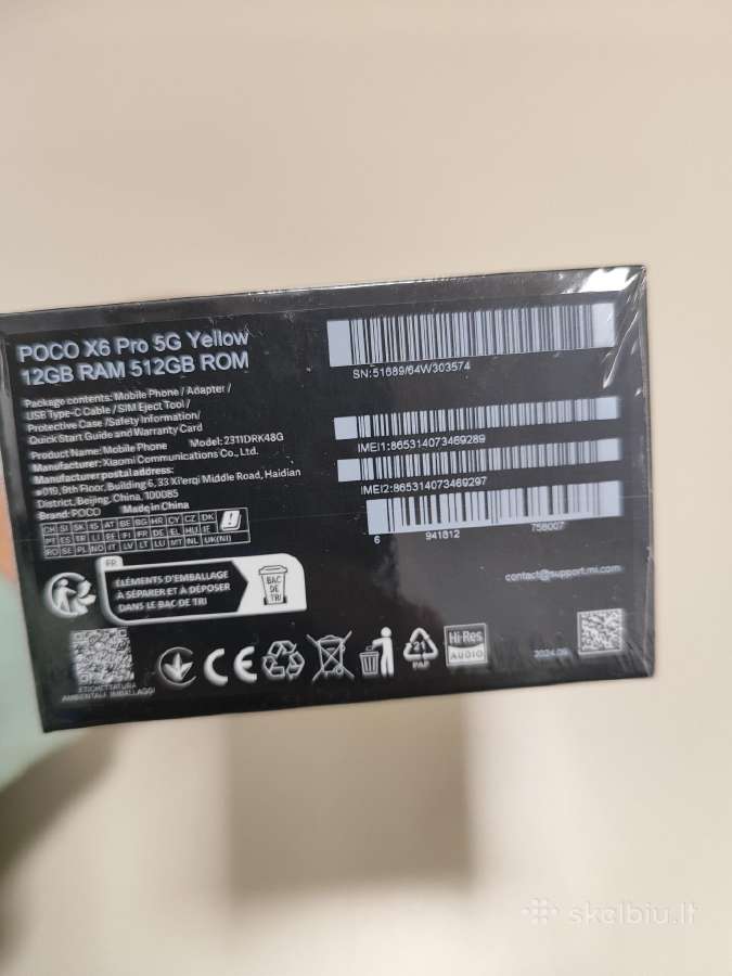 Poco x6 pro 512 5G - nuotraukos Nr. 2