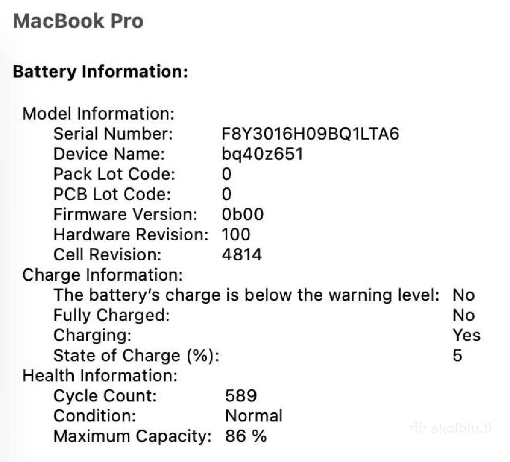 MacBook Pro 14" 2023 – M2 Pro / 32gb RAM / 1tb SSD - nuotraukos Nr. 13