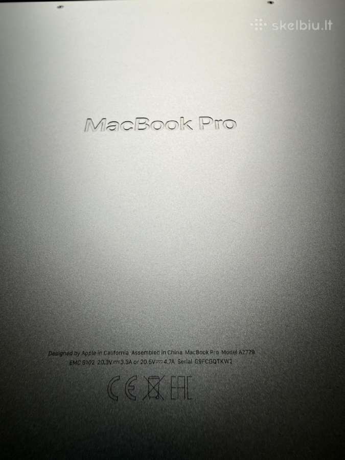 MacBook Pro 14" 2023 – M2 Pro / 32gb RAM / 1tb SSD - nuotraukos Nr. 6