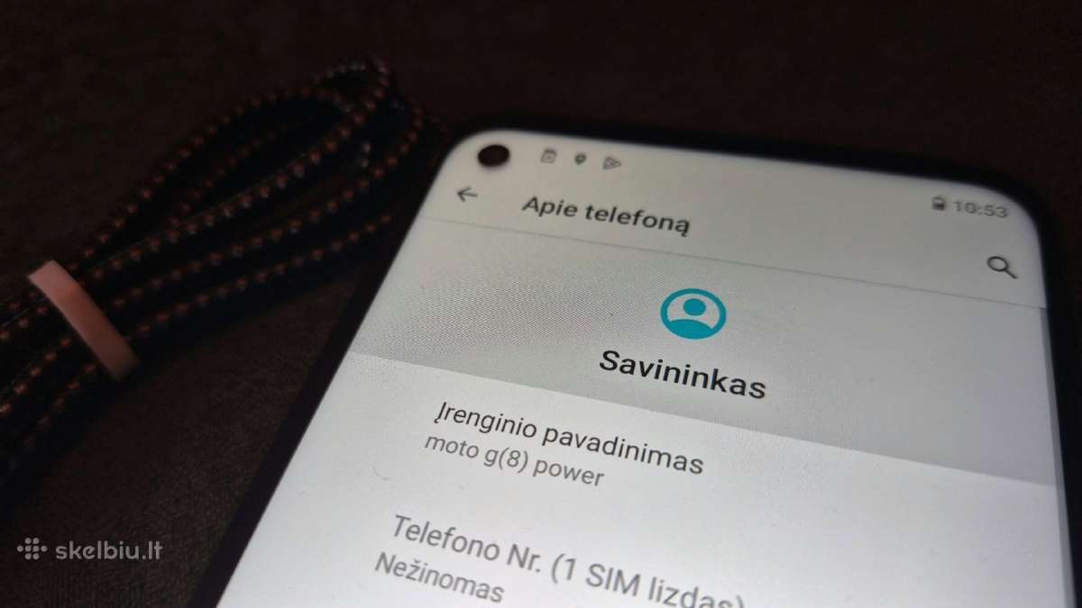 Motorola Moto G8 Power 4/64gb Dual Sim - nuotraukos Nr. 3