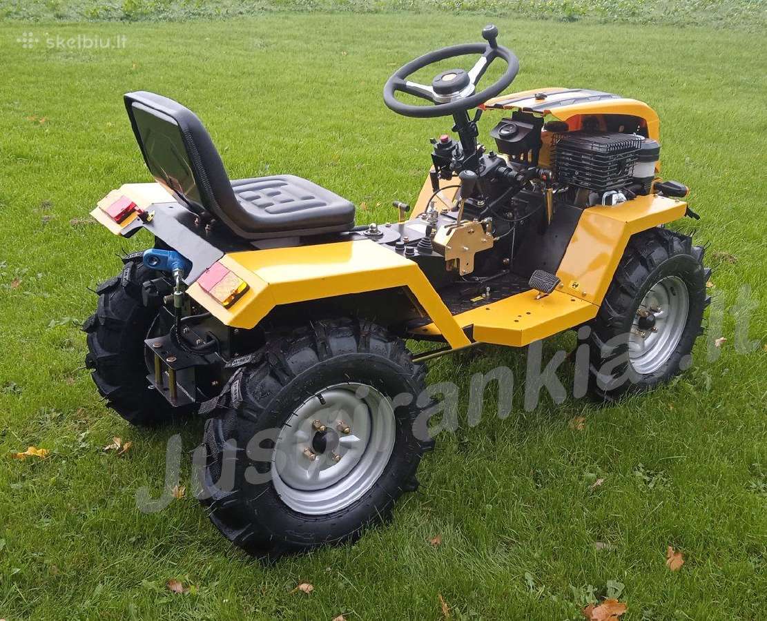 Mini traktorius 4x4 dyzelinas/benzinas - nuotraukos Nr. 3