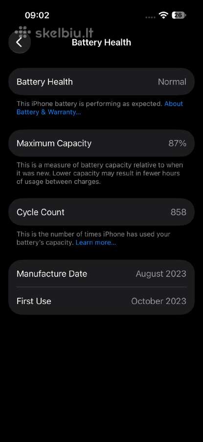 iPhone 15 Pro 256gb - nuotraukos Nr. 11