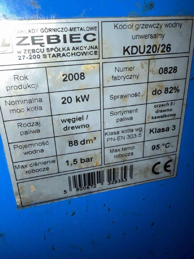 Parduodama naudota santechn ir katilas Zębiec - nuotraukos Nr. 2