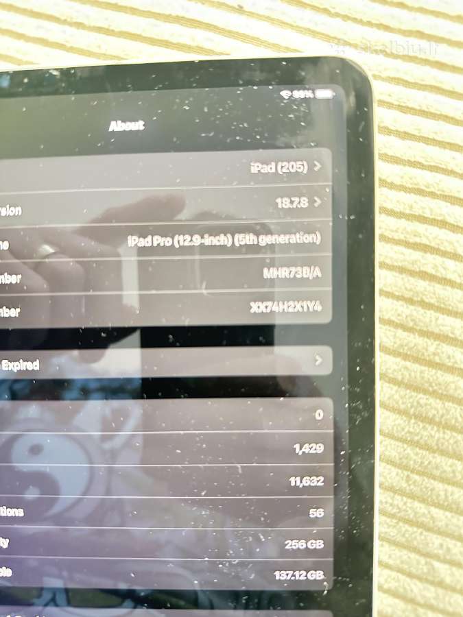 iPad Pro (12.9-inch) (5th generation) WiFi + 5G - nuotraukos Nr. 9