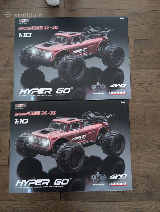RC truck/buggy Hyper Go 1:10. 4wd. iki 80km/h - nuotraukos Nr. 5