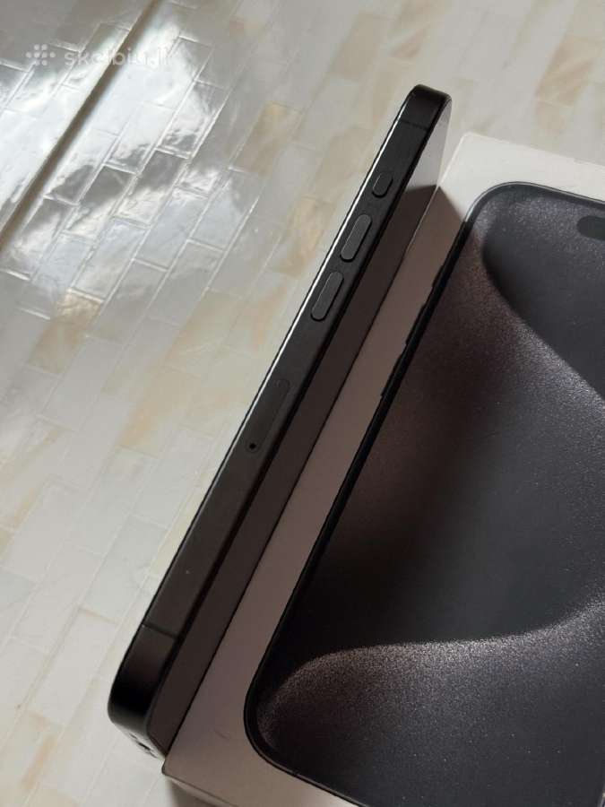 iPhone 15 Pro 128gb Black - nuotraukos Nr. 6