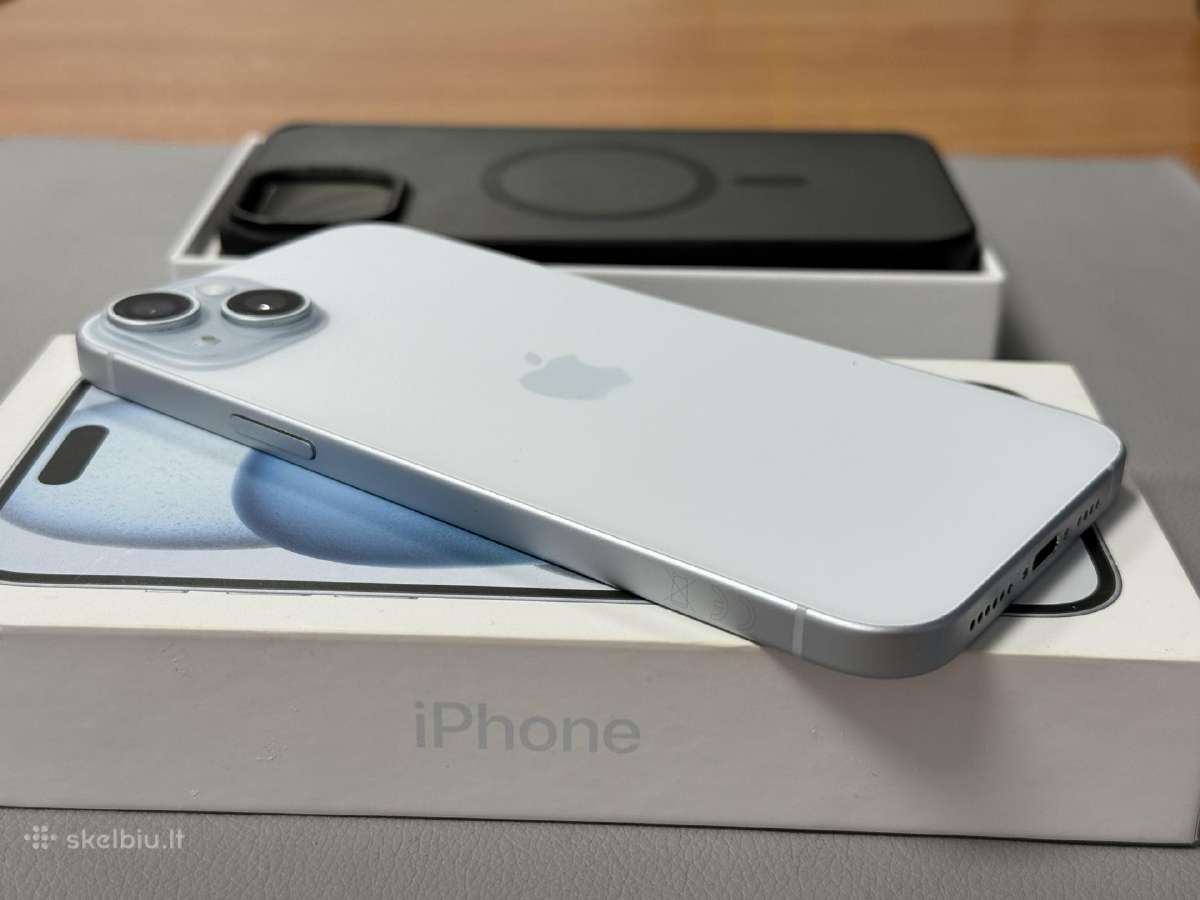 iPhone 15 Plus 128gb labai gera būklė - nuotraukos Nr. 3