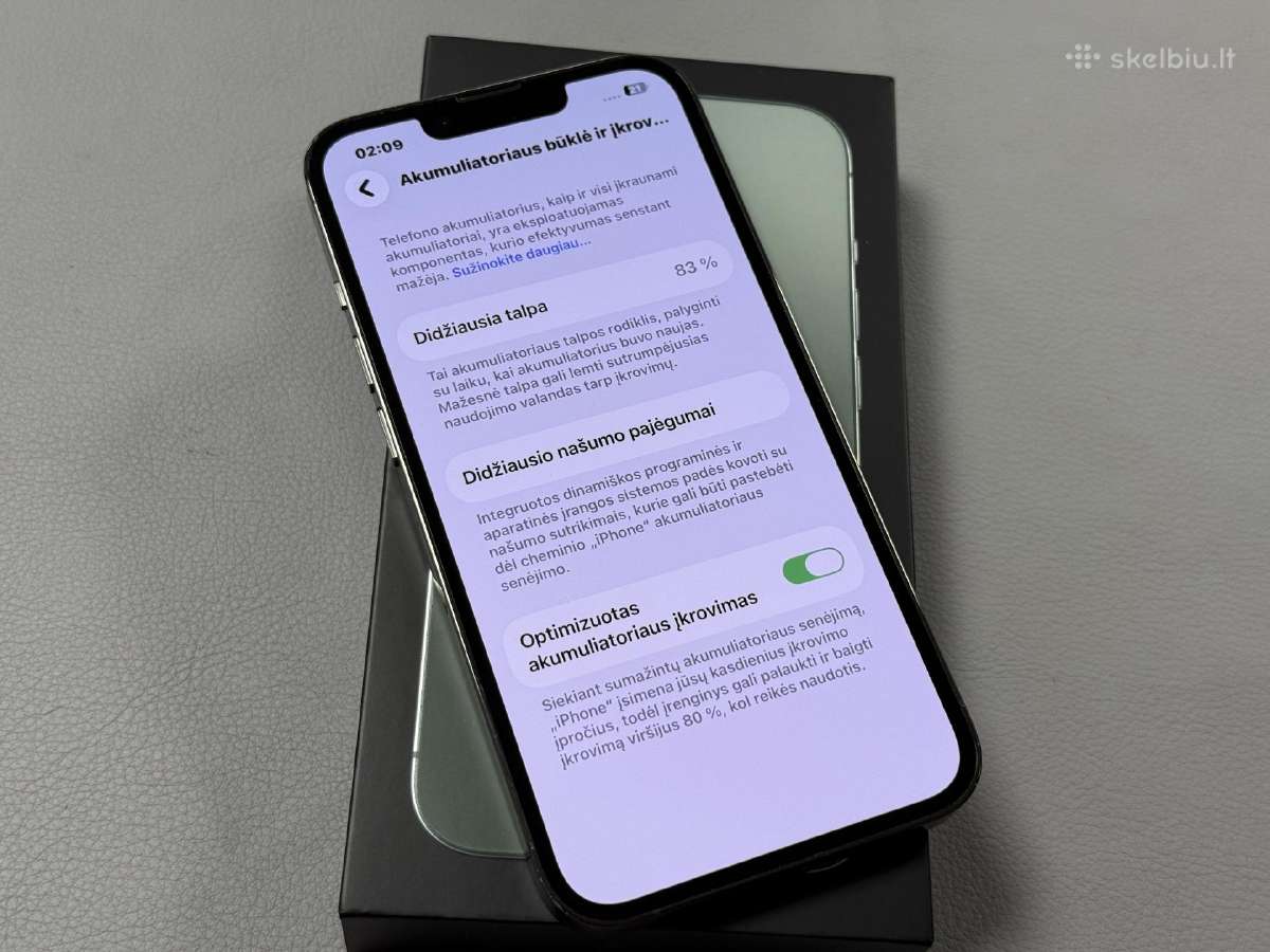 iPhone 13 Pro 256gb itin gerai išlaikytas - nuotraukos Nr. 11