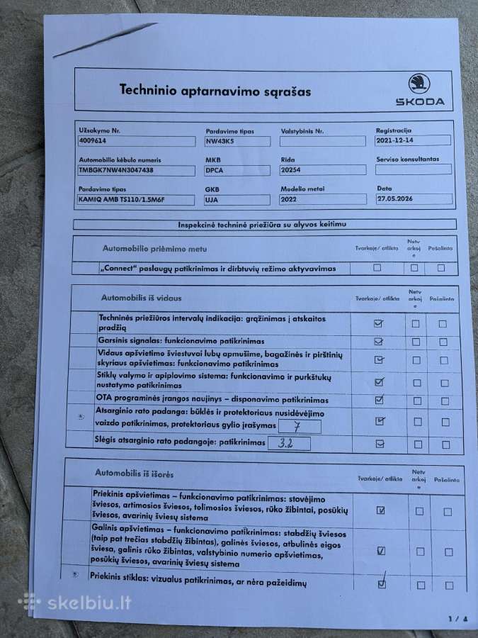 Kaip naujas Škoda Kamiq 1.5 su mechanine dėže - nuotraukos Nr. 18