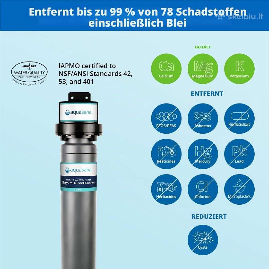 Po kriaukle montuojama vandens filtravimo sistema - nuotraukos Nr. 2