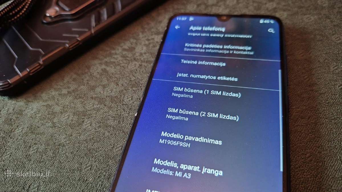 Xiaomi Mi A3 komplektas - nuotraukos Nr. 5
