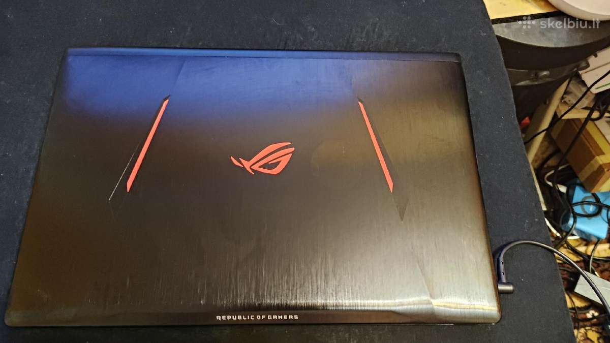 Asus Rog Strix Gl753v i7-7700hq 16gb Gtx1050ti - nuotraukos Nr. 6