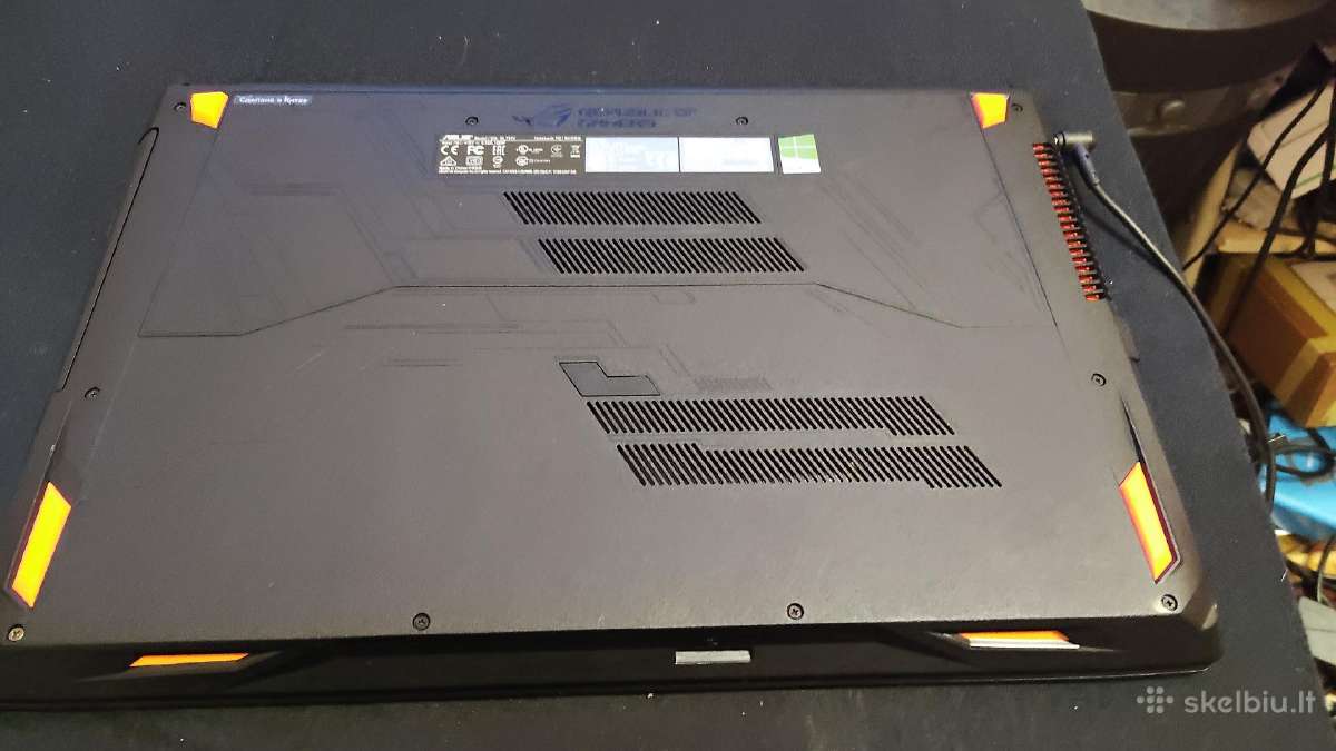 Asus Rog Strix Gl753v i7-7700hq 16gb Gtx1050ti - nuotraukos Nr. 8