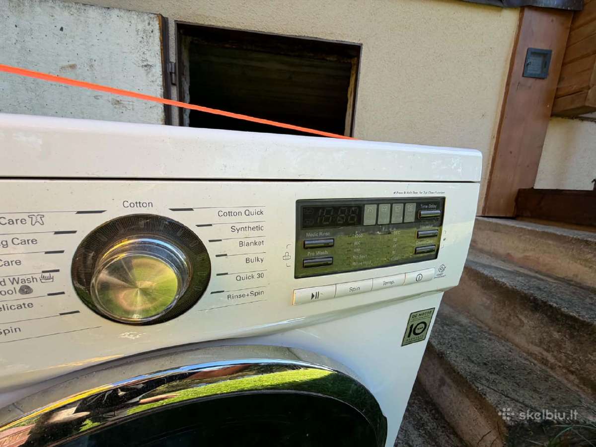 LG Inverter Direct Drive skalbimo mašina 6 kg - nuotraukos Nr. 3