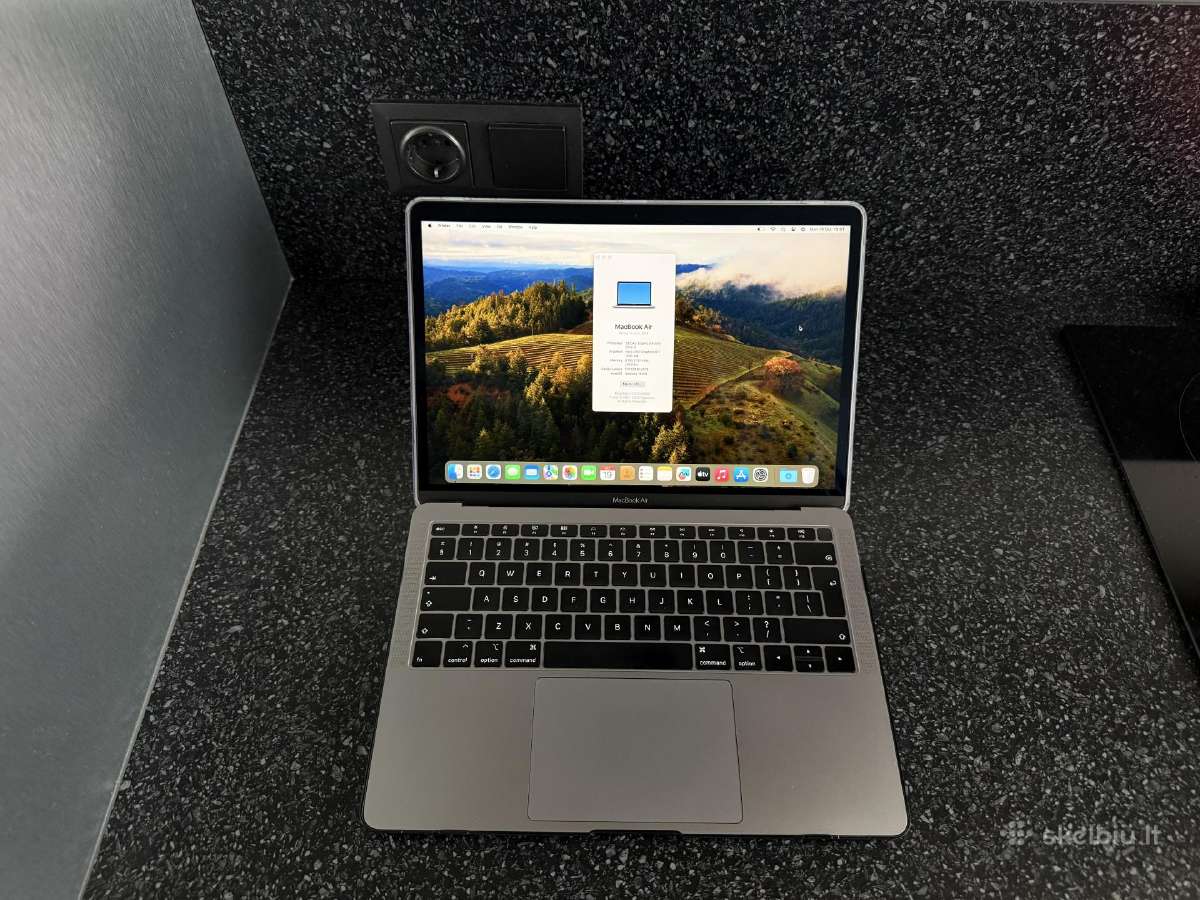 MacBook Air 13 Retina, 2018 m. 256 GB - nuotraukos Nr. 2
