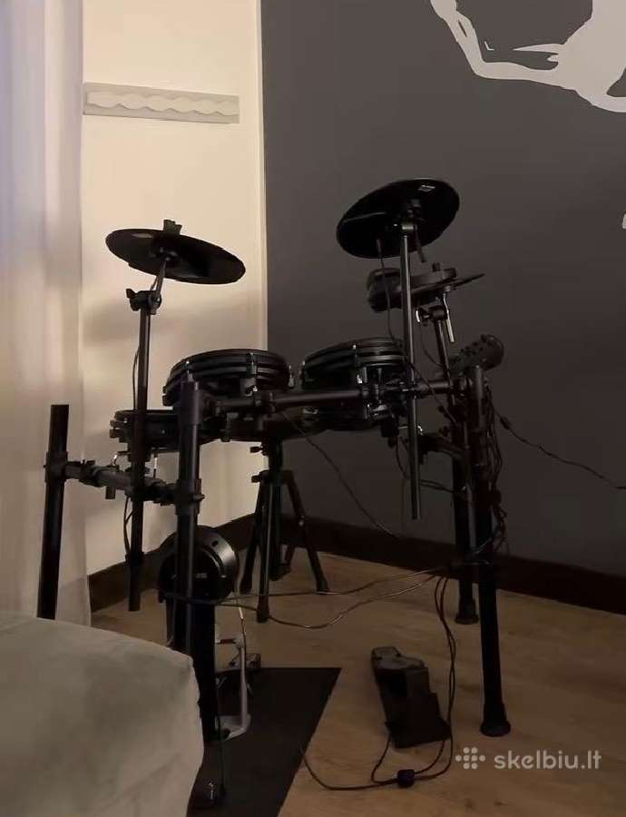 Alesis Nitro Mesh Kit elektroniniai būgnai + kėdė - nuotraukos Nr. 3