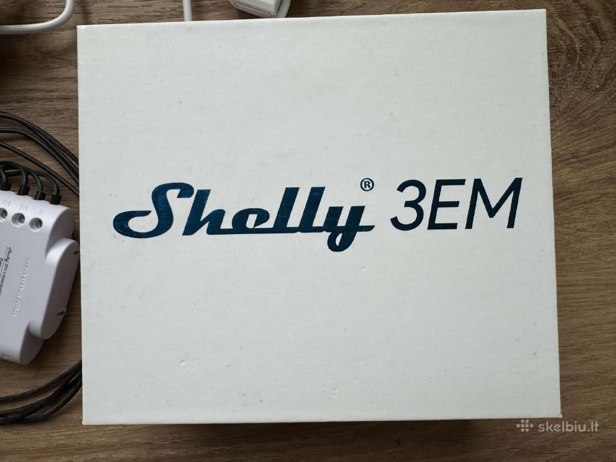 “Shelly 3em“ energijos matuoklis su WiFi - nuotraukos Nr. 2