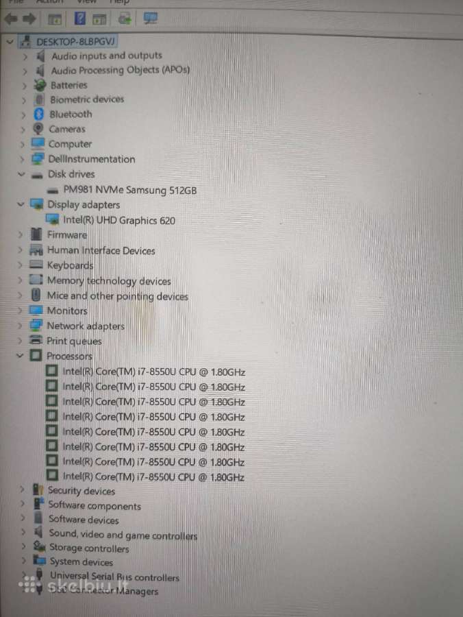 Xps 13.3 4k Touch i7-8550u 16gb 512gb SSD 14% - nuotraukos Nr. 6