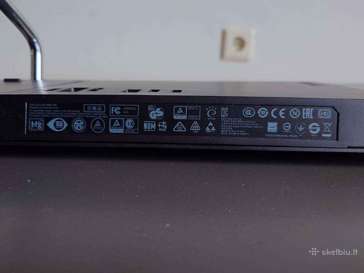 Lenovo Thinkvision X1 27" 4k Ips monitorius - nuotraukos Nr. 6