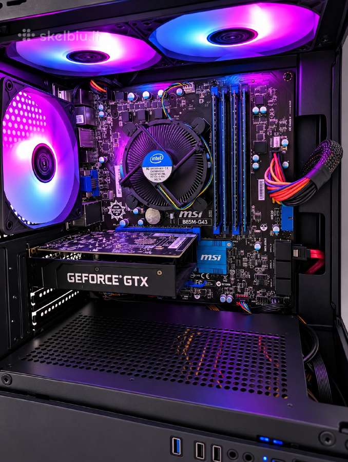 Gaming Pc i5-4670k 24gb SSD + HDD Gtx 1650 4gb - nuotraukos Nr. 5