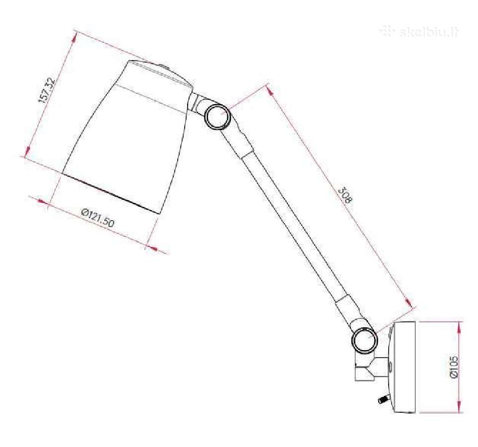 2 vnt. Astro Atelier Grande sieniniai šviestuvai - nuotraukos Nr. 13
