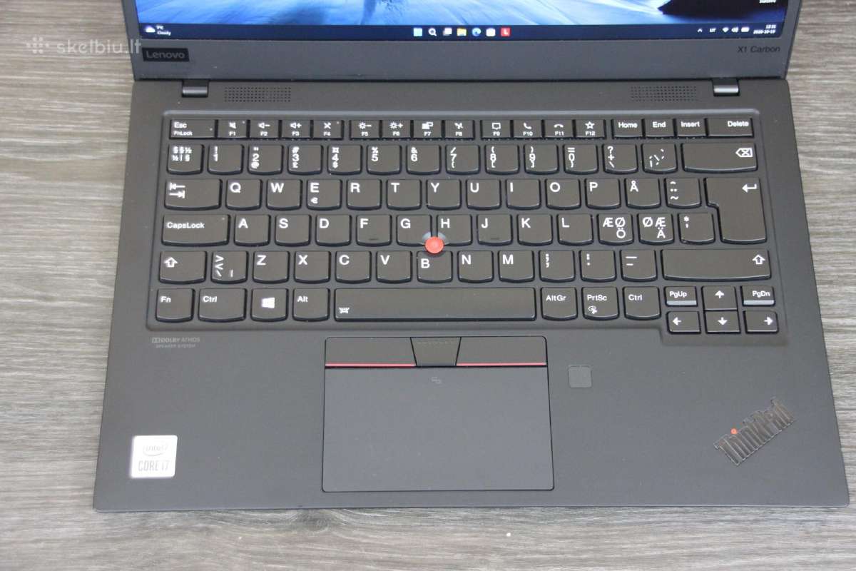 Lenovo X1 Carbon 8th i7 16gb 512gb Fhd Ips - nuotraukos Nr. 2