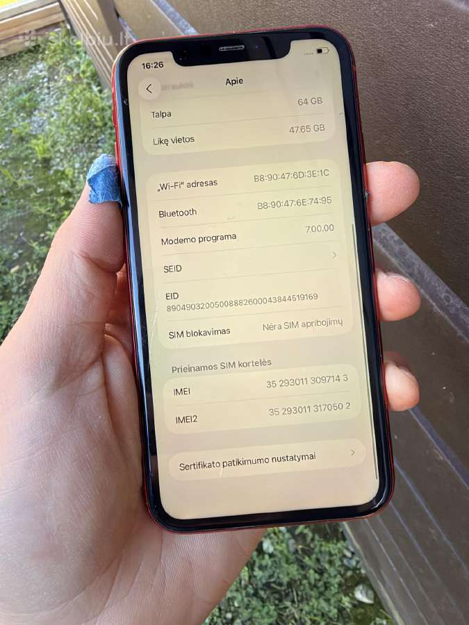 iPhone 11 Nauja baterija - nuotraukos Nr. 7