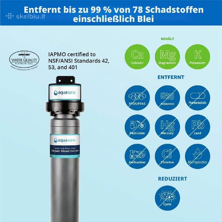Po kriaukle montuojamas vandens filtras - nuotraukos Nr. 2
