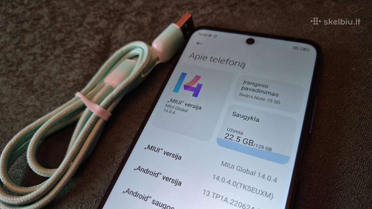 Xiaomi Redmi Note 10 5G 128gb - nuotraukos Nr. 5