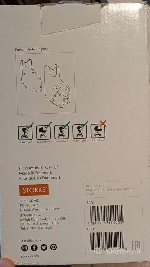 Stokke adapteris vežimėliui automobilinei kėdutei - nuotraukos Nr. 2