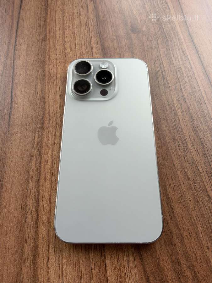 iPhone 15 Pro Titanium 256 GB - nuotraukos Nr. 4