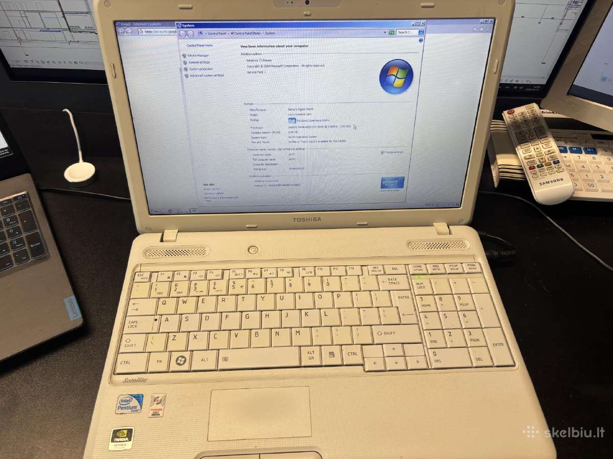 Nešiojamas kompiuteris 20eur Toshiba - nuotraukos Nr. 2
