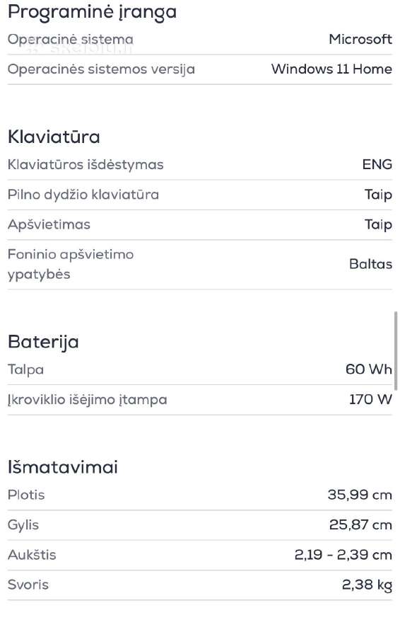 Lenovo Gaming Praktiškai naujas,garantinis 2metai - nuotraukos Nr. 4