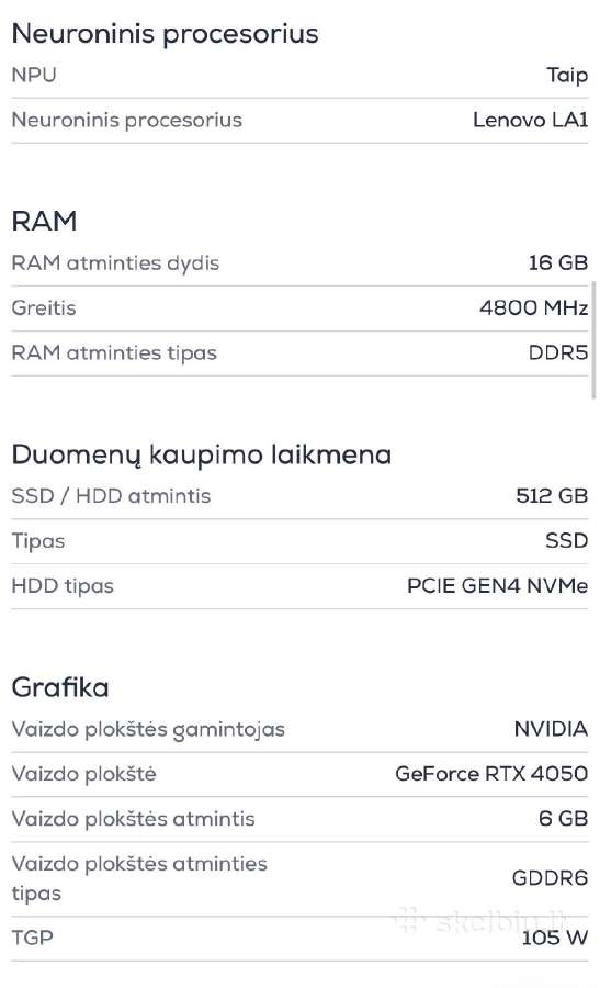Lenovo Gaming Praktiškai naujas,garantinis 2metai - nuotraukos Nr. 6
