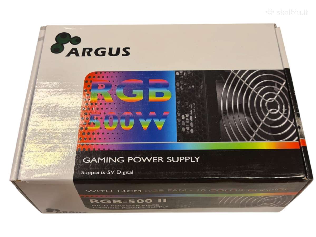 Maitinimo blokas Inter-tech Argus Rgb 500w - nuotraukos Nr. 3