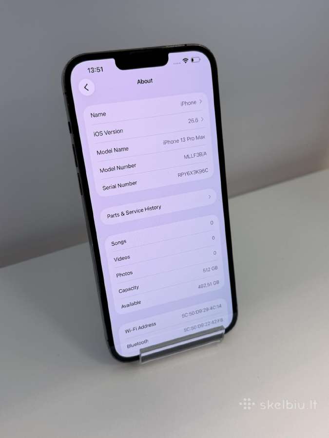 iPhone 13 Pro Max 512 GB, 88% - nuotraukos Nr. 3