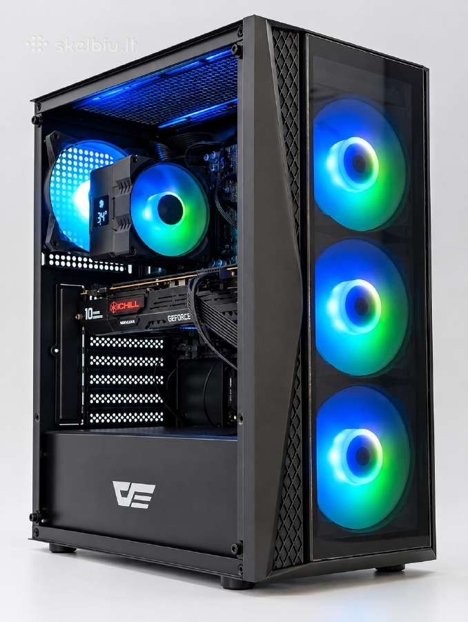 Žaidimų Pc i7-9700 16gb Gtx 1080 Ti 11gb SSD+HDD - nuotraukos Nr. 2