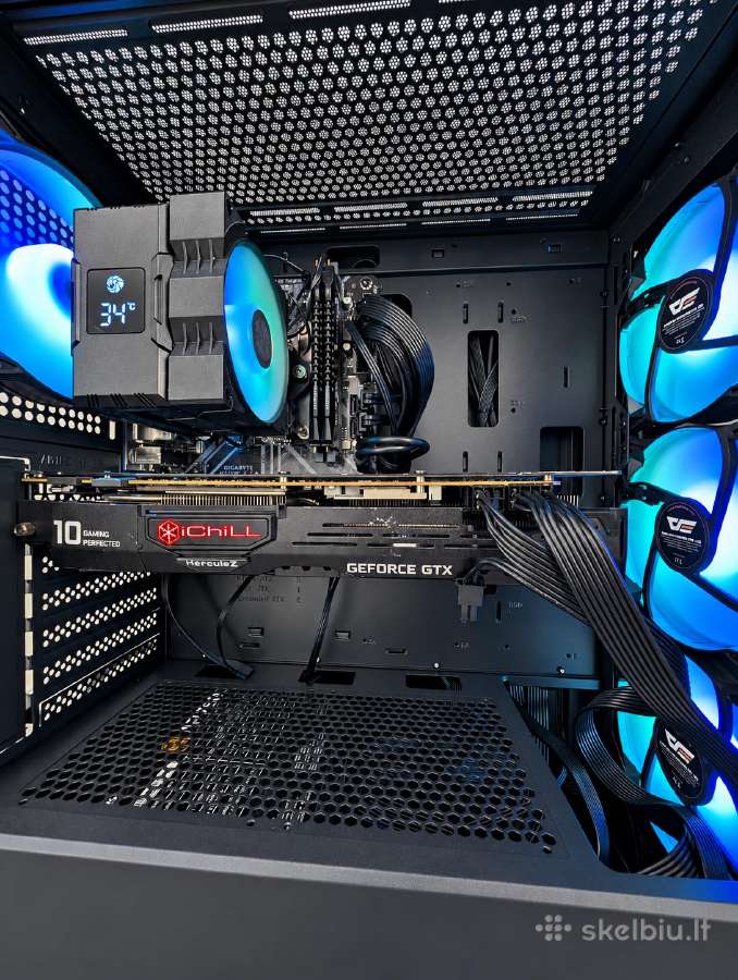 Žaidimų Pc i7-9700 16gb Gtx 1080 Ti 11gb SSD+HDD - nuotraukos Nr. 8