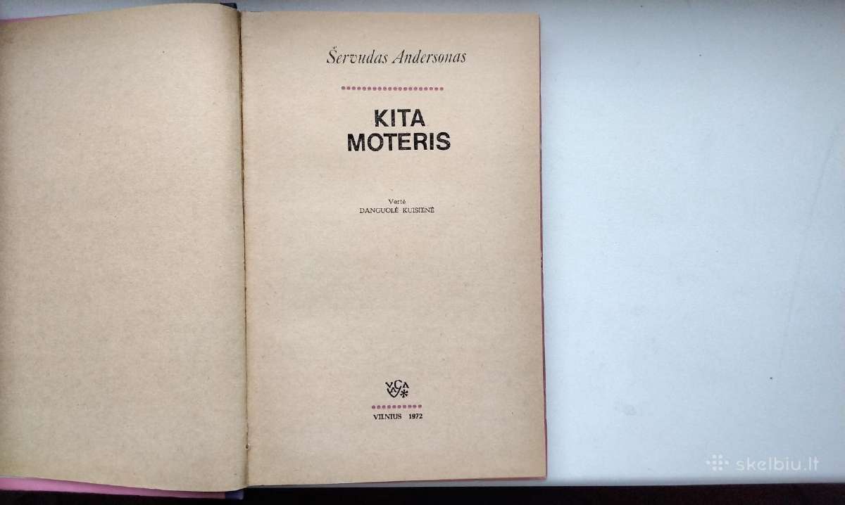 Š. Andersonas. Kita moteris. 1972 m. leid. - nuotraukos Nr. 2