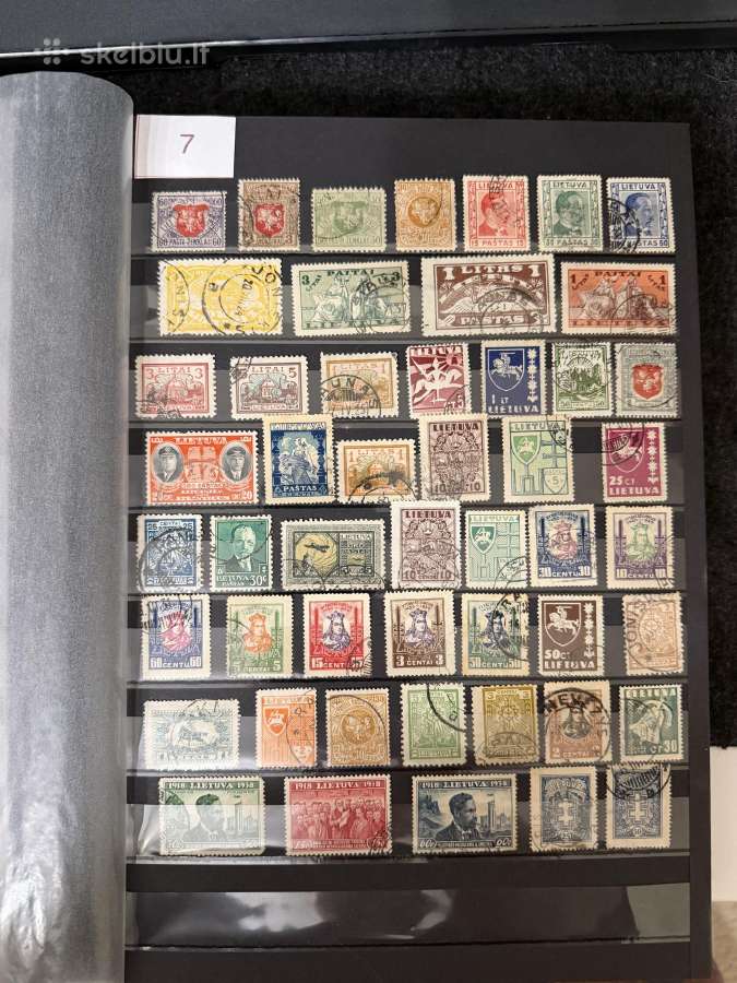 Tarpukario Baltijos šalių pašto ženklai - nuotraukos Nr. 7