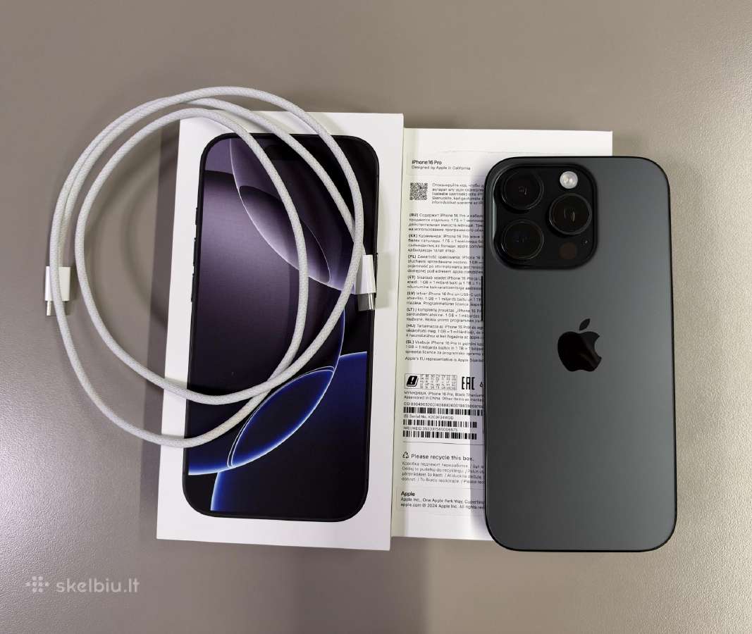 iPhone 16pro 256 GB - nuotraukos Nr. 2